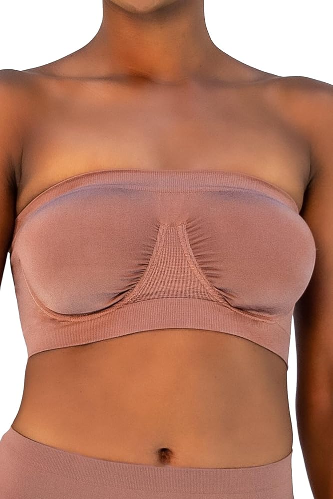 Rhonda Shear Angel Seamless Underwire Bandeau Bra, Wide Back